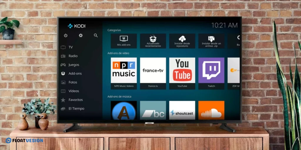 How to Use Kodi on Smart TV | The Ultimate Streaming Guide 1 Streaming IPTV channels on Kodi with FloatVesion IPTV for a 4K experience.