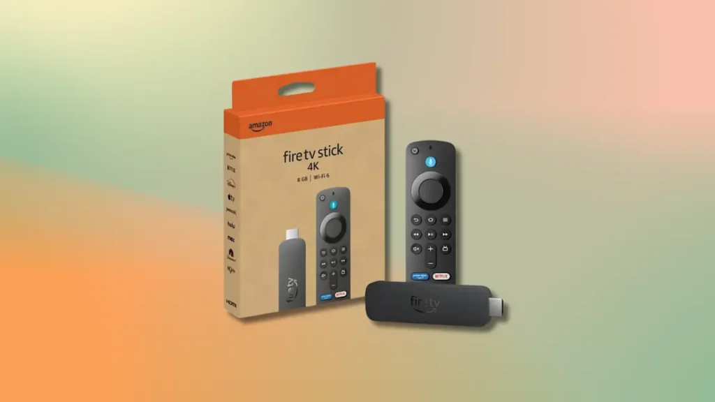 Best IPTV for Firestick: Complete Guide for 2026 1 Amazon Fire TV Stick 4K device and remote – best streaming device for IPTV on Firestick